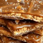 No-Bake Caramel Saltine Crunch Toffee