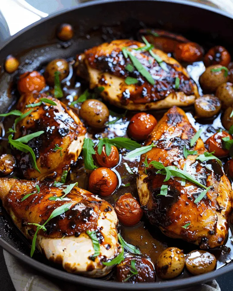 One Pan Balsamic Chicken