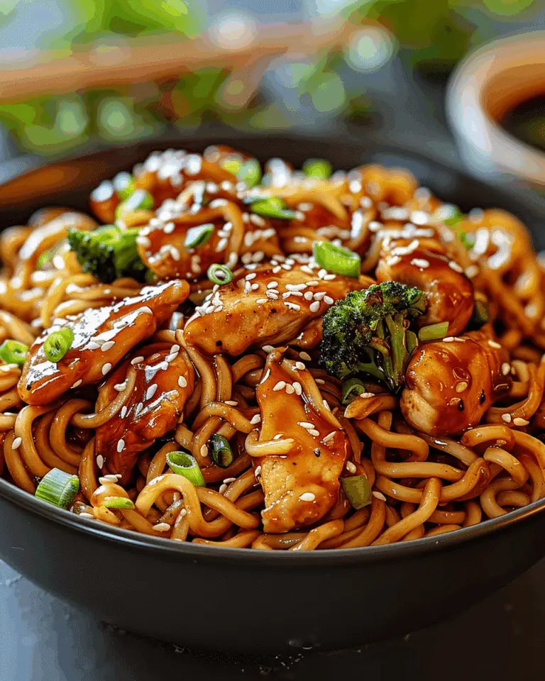 Chicken Teriyaki Noodles