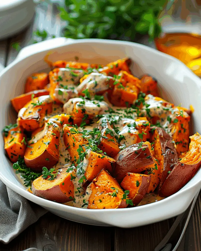 Delicious Mediterranean Sweet Potatoes