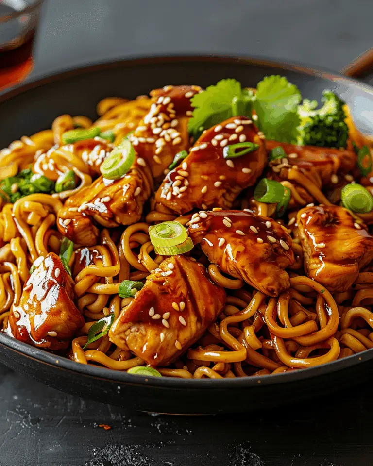 Chicken Teriyaki Noodles