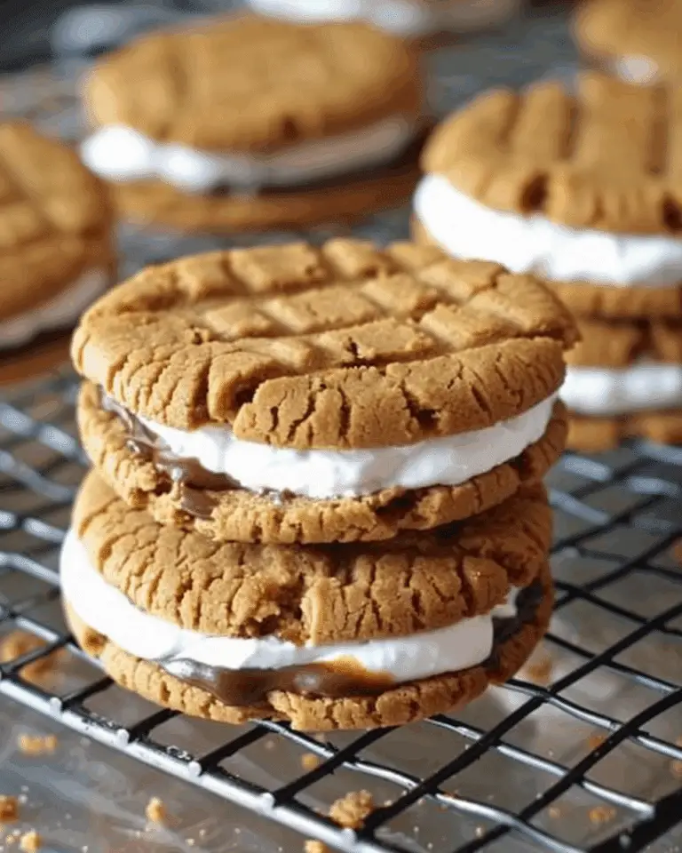 Peanut Butter S’mores Sandwich Cookies