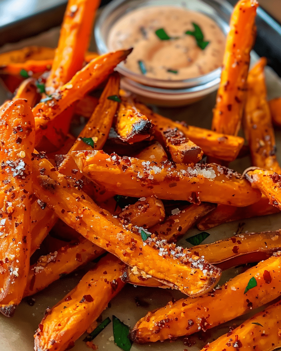 Crispy Oven Baked Sweet Potato Fries