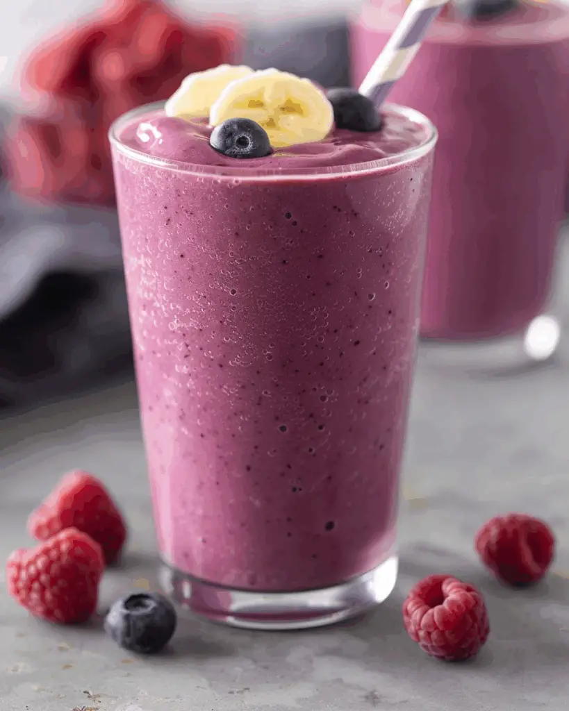 Kill Your Tummy Fat Banana and Berries Smoothie
