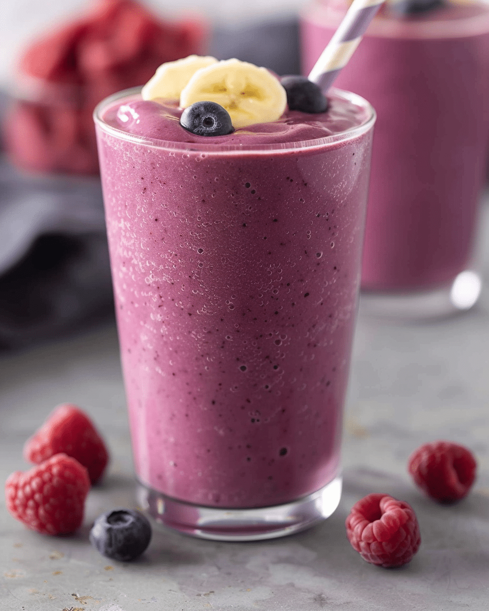 Kill Your Tummy Fat Banana and Berries Smoothie