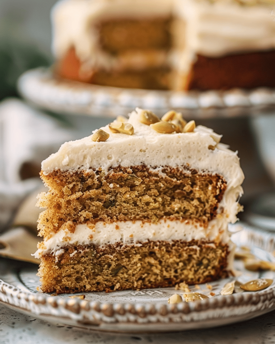 Zucchini Spice Cake with Cream Cheese Frosting
