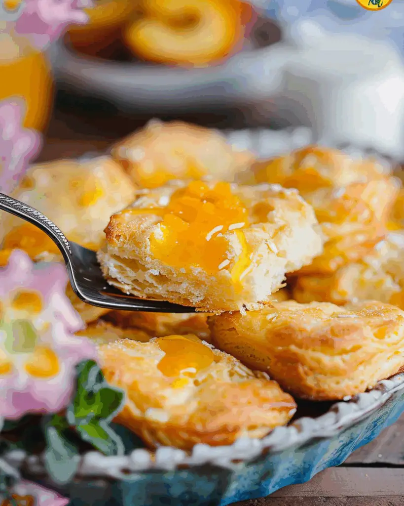 Peach Butter Swim Biscuits