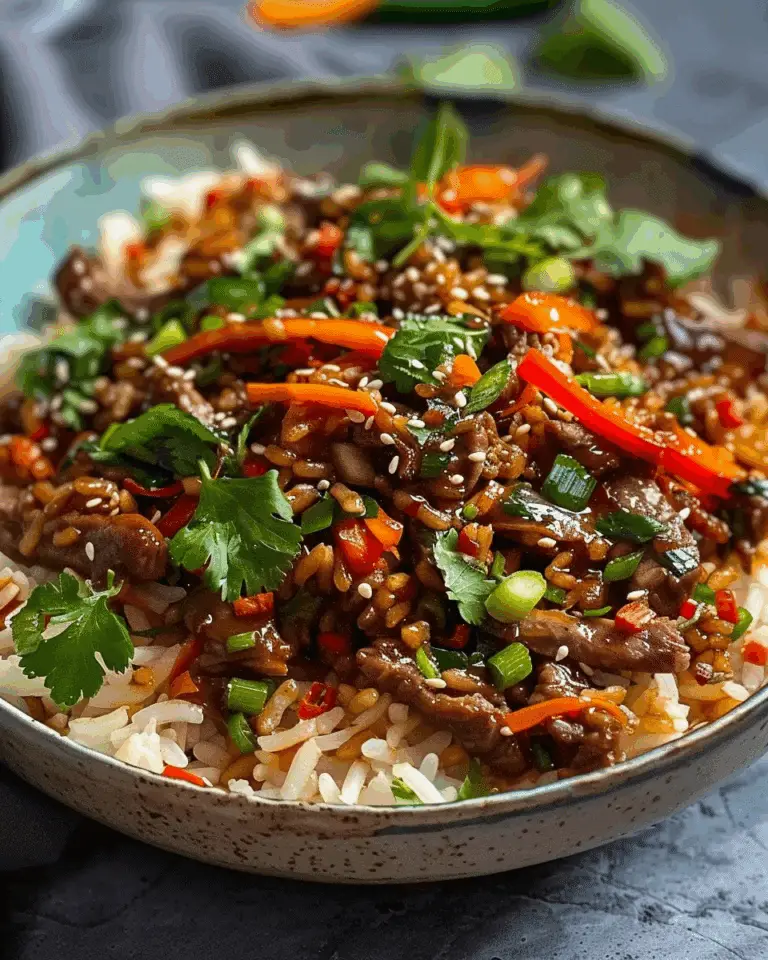 Crispy Chilli Beef Rice