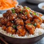 Crispy Chinese Honey Garlic Chicken