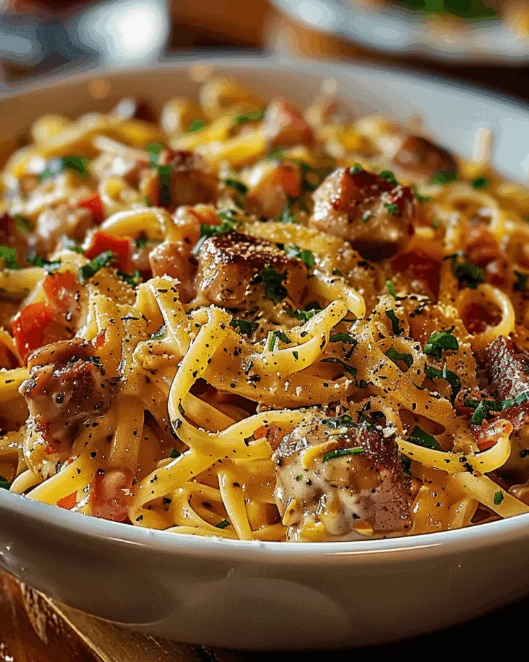 Creamy Cajun Pasta with Shrimp & Chicken
