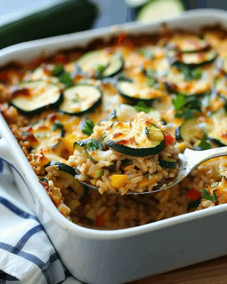 Zucchini and Rice Casserole