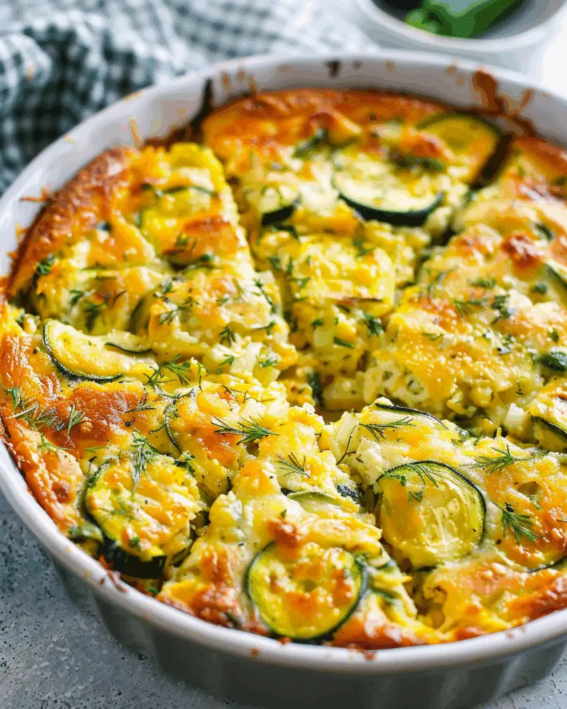Zucchini Cornbread Casserole
