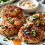 Asian-Inspired Tuna Patties with Spicy Mayo