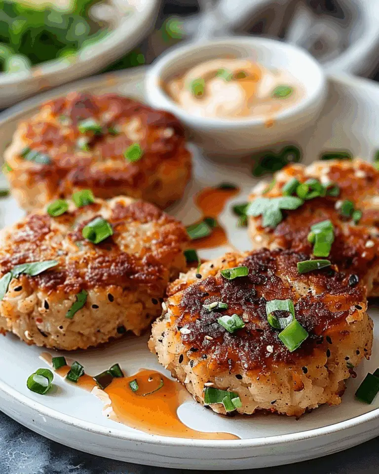 Asian-Inspired Tuna Patties with Spicy Mayo