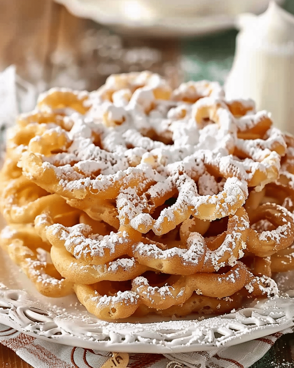 Homemade Funnel Cake Recipe