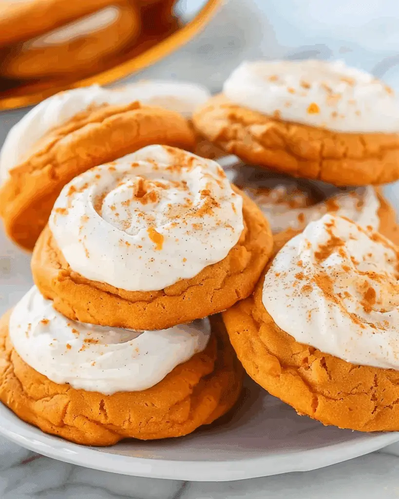 Pumpkin Cake Mix Cookies