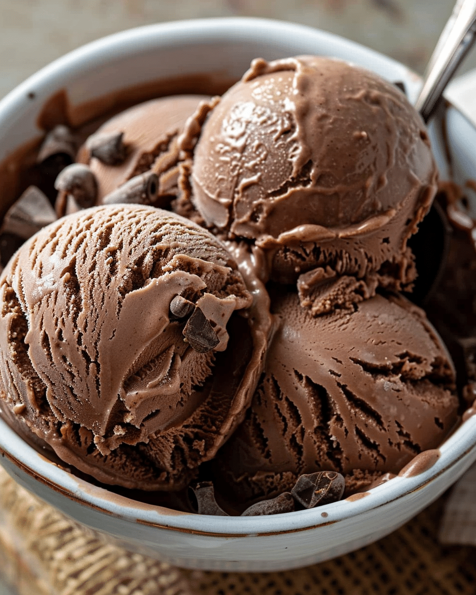 No-Churn Chocolate Ice Cream