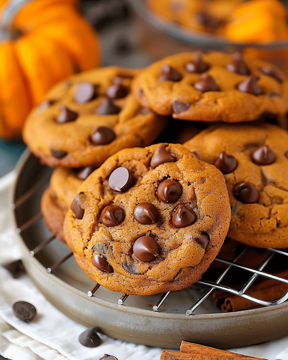 The Best Pumpkin Chocolate Chip Cookies