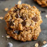 Flourless Peanut Butter Oatmeal Chocolate Chip Cookies