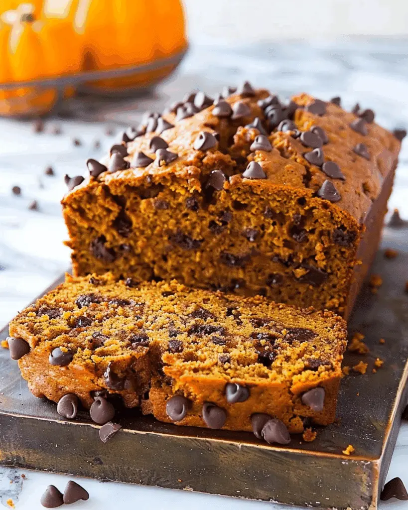 Best Chocolate Chip Pumpkin Bread