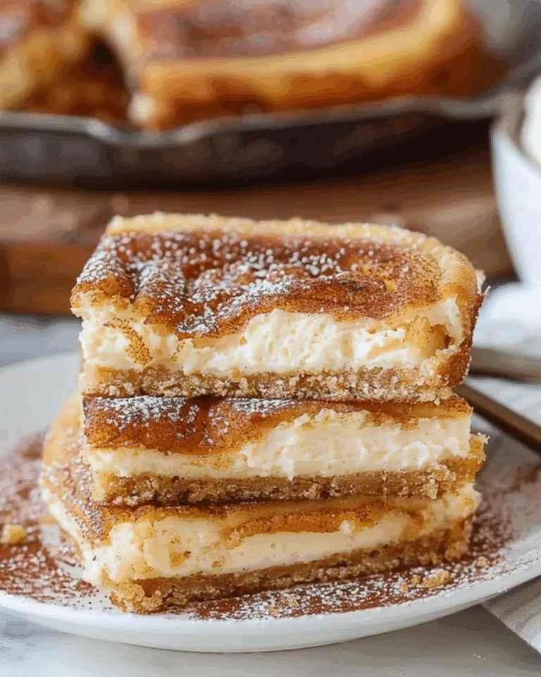 Churro Cheesecake Bars