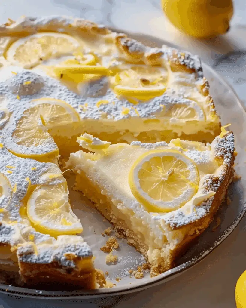 One-Bowl Lemon Cake with Tangy Glaze