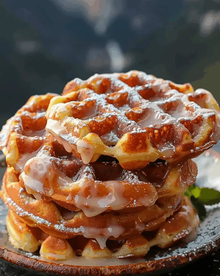 Apple Fritter Waffle Donuts