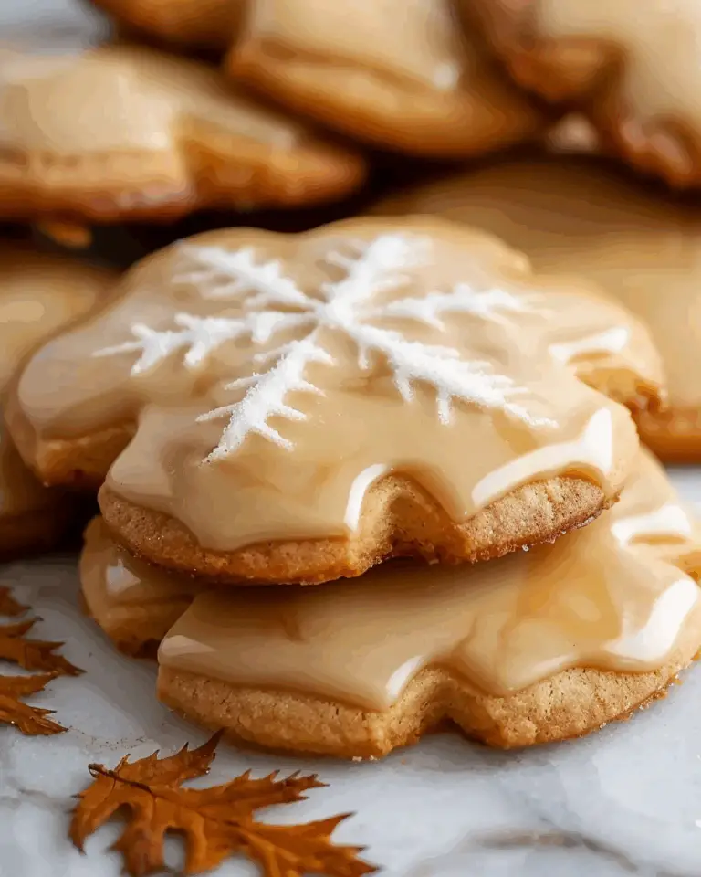 Maple Cookies with Maple Icing