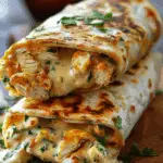 Ooey-Gooey Cheesy Garlic Chicken Wraps You’ll Devour