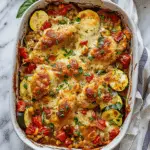 Mediterranean-Style Chicken and Zucchini Bake
