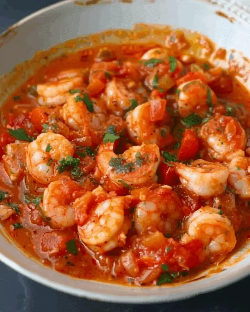 Garlic Shrimp in Tomato Sauce
