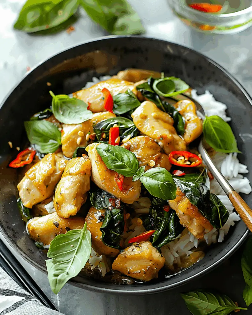 Thai Basil Chicken