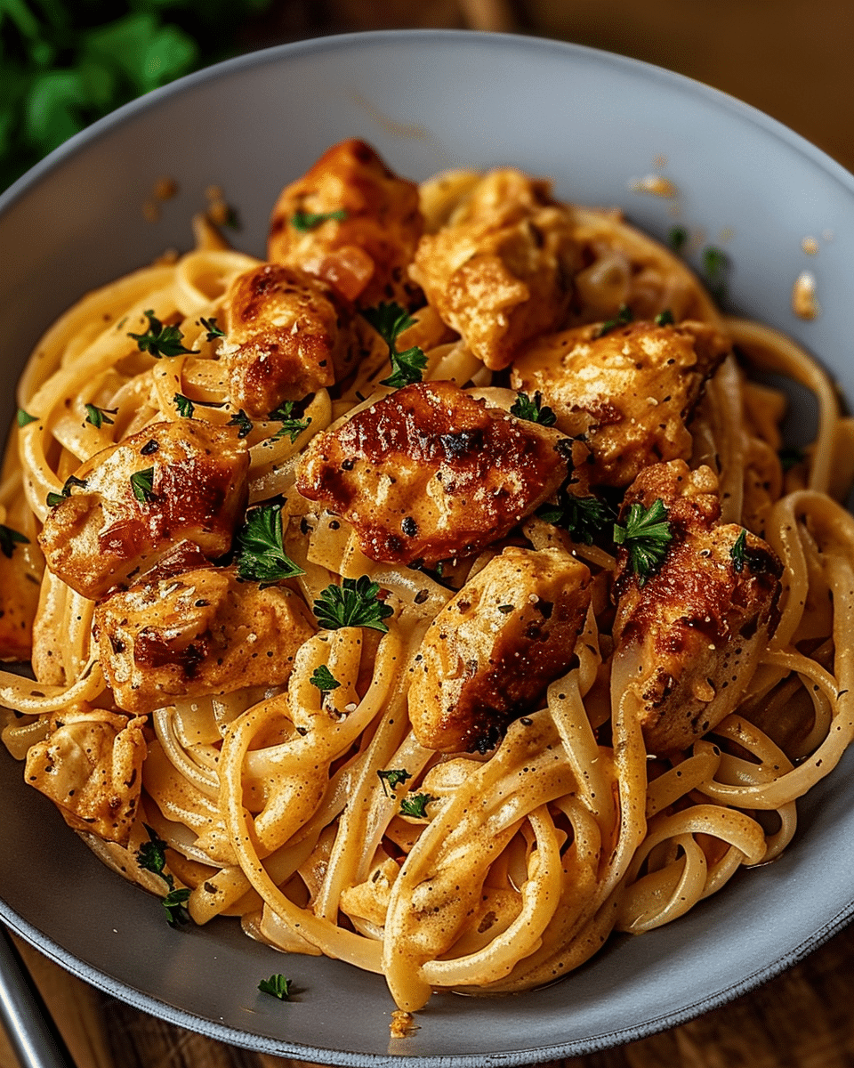 The Best Cowboy Butter Chicken Linguine
