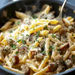 Creamy Tuscan Sausage Pasta