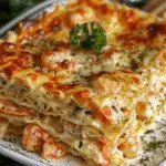 Seafood Lasagna with Shrimp & Crab