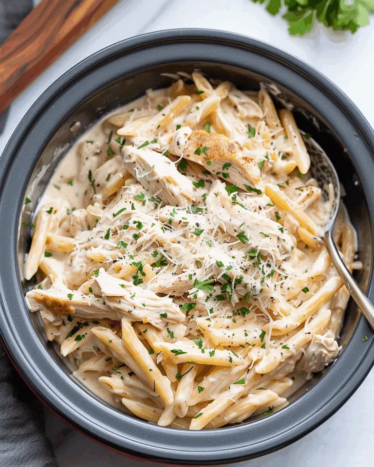 Slow Cooker Olive Garden Chicken Pasta