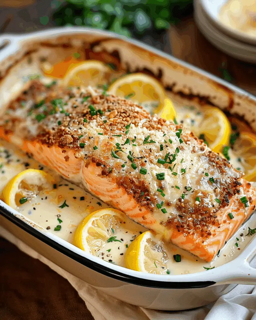Baked Boursin Salmon