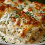 Chicken Alfredo Lasagna Roll Ups