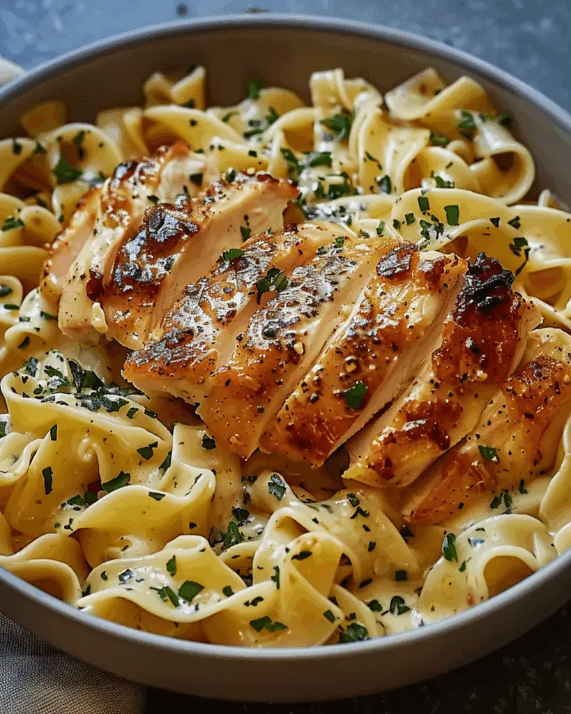 Chicken with Buttered Noodles