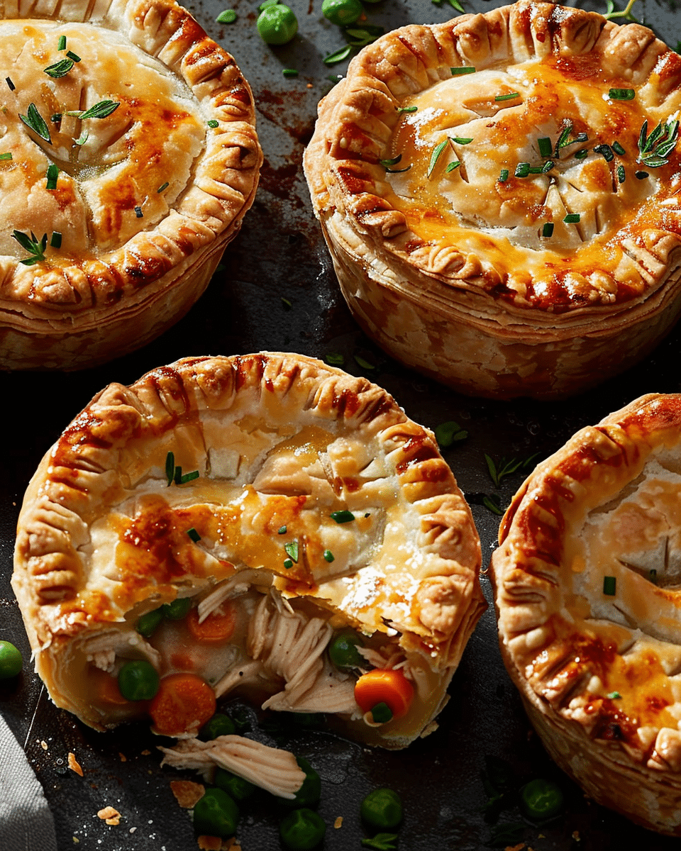 Easy Mini Chicken Pot Pies