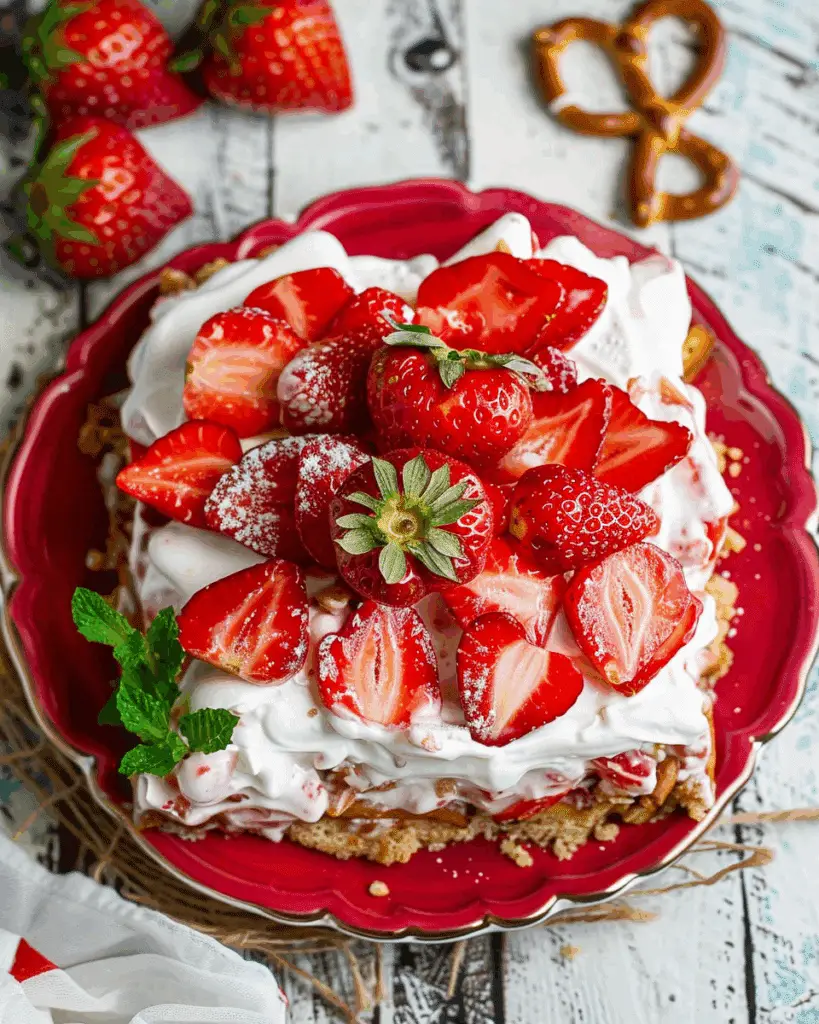 Strawberry Pretzel Salad