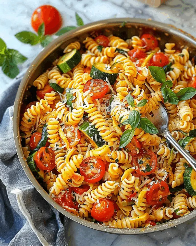 Tomato Zucchini Pasta