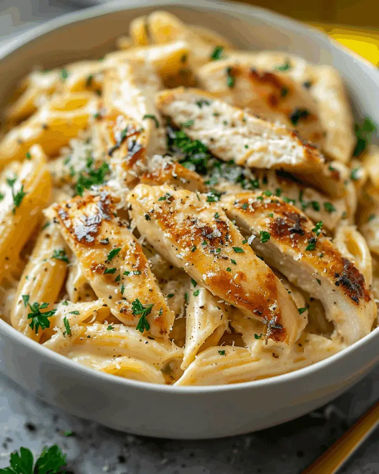 Healthy Garlic Parmesan Chicken Pasta Recipe