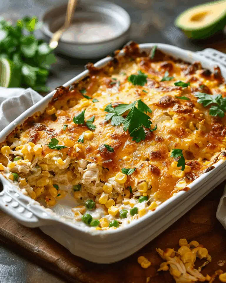 Street Corn Chicken Casserole