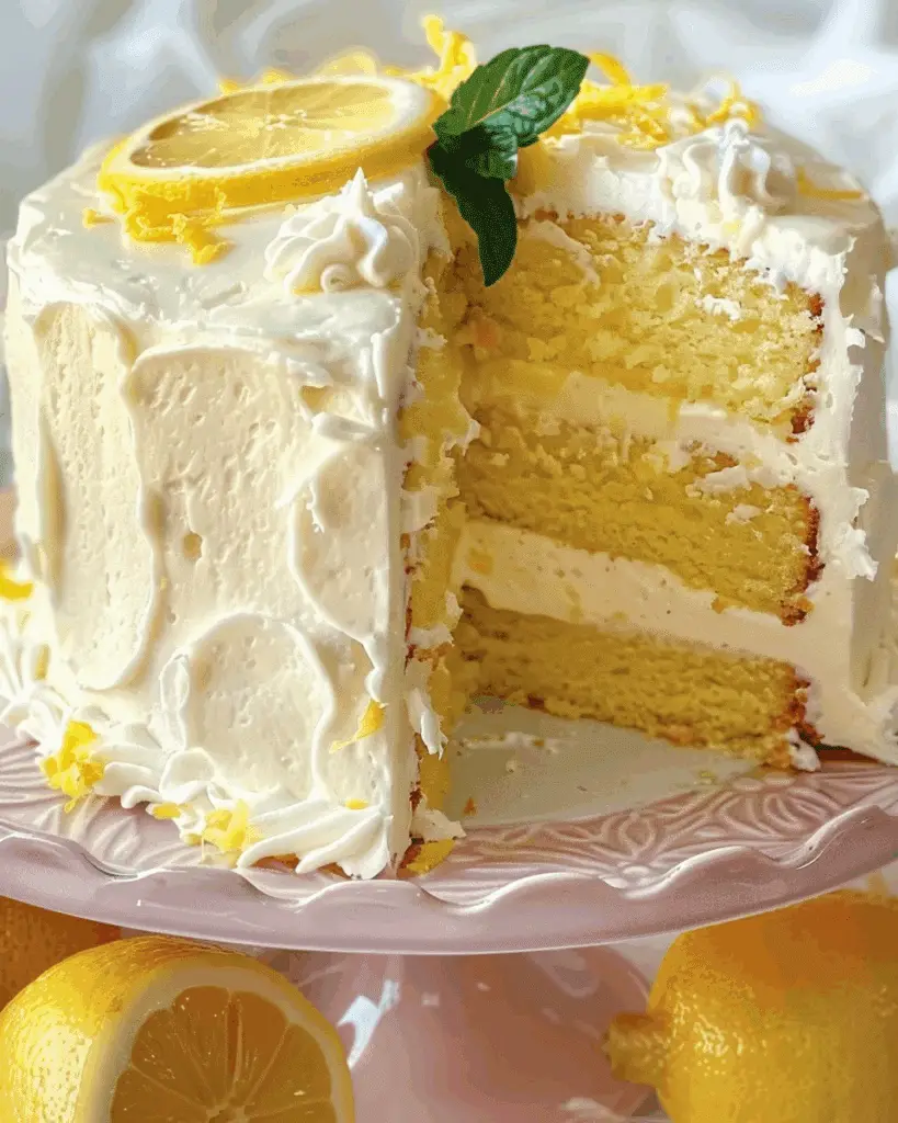 Lemon Velvet Cake