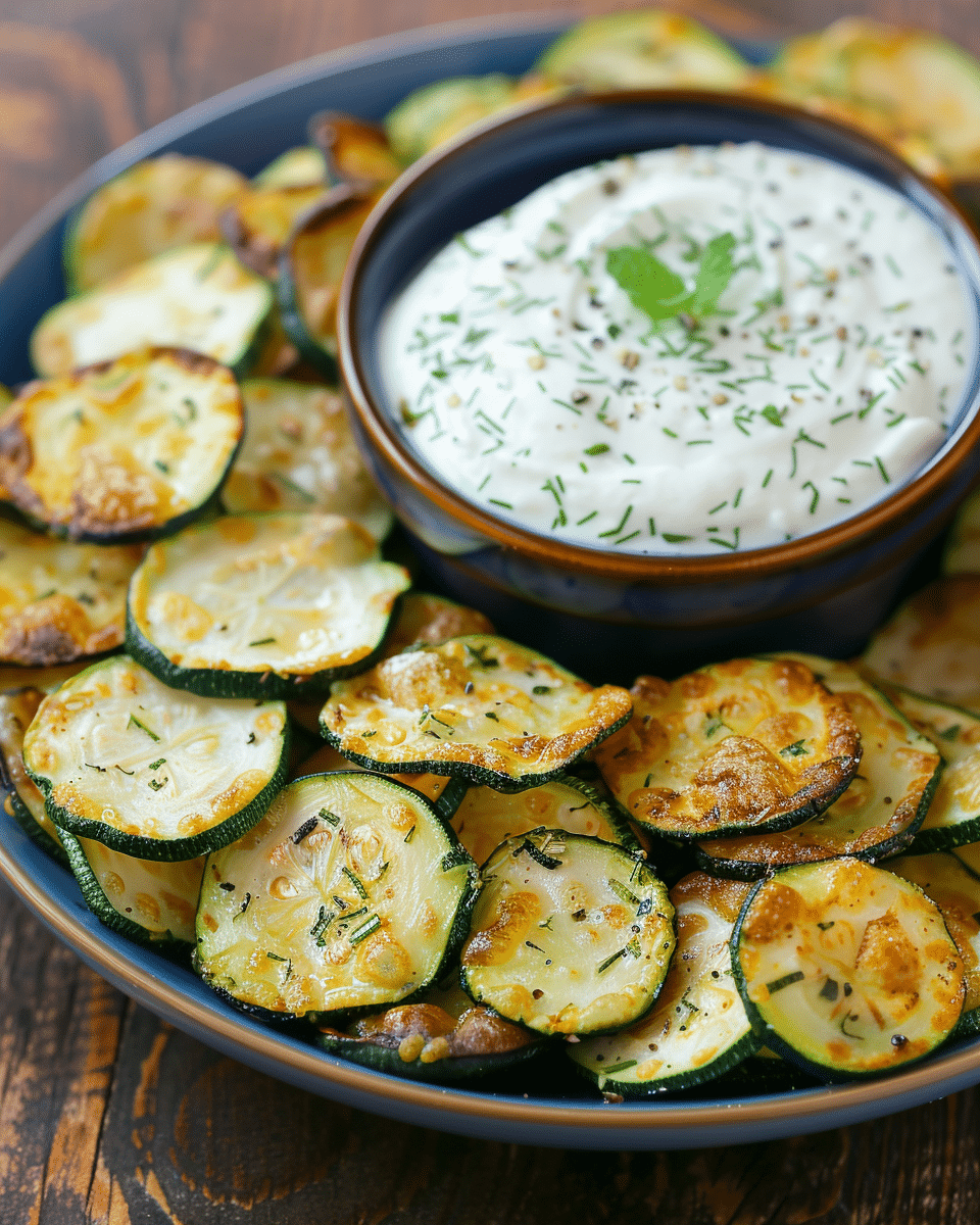 Ranch Zucchini Chips