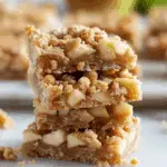 Apple Crisp Shortbread Bars