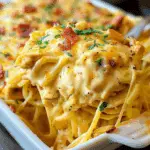 Southern Spicy Chicken Spaghetti Casserole
