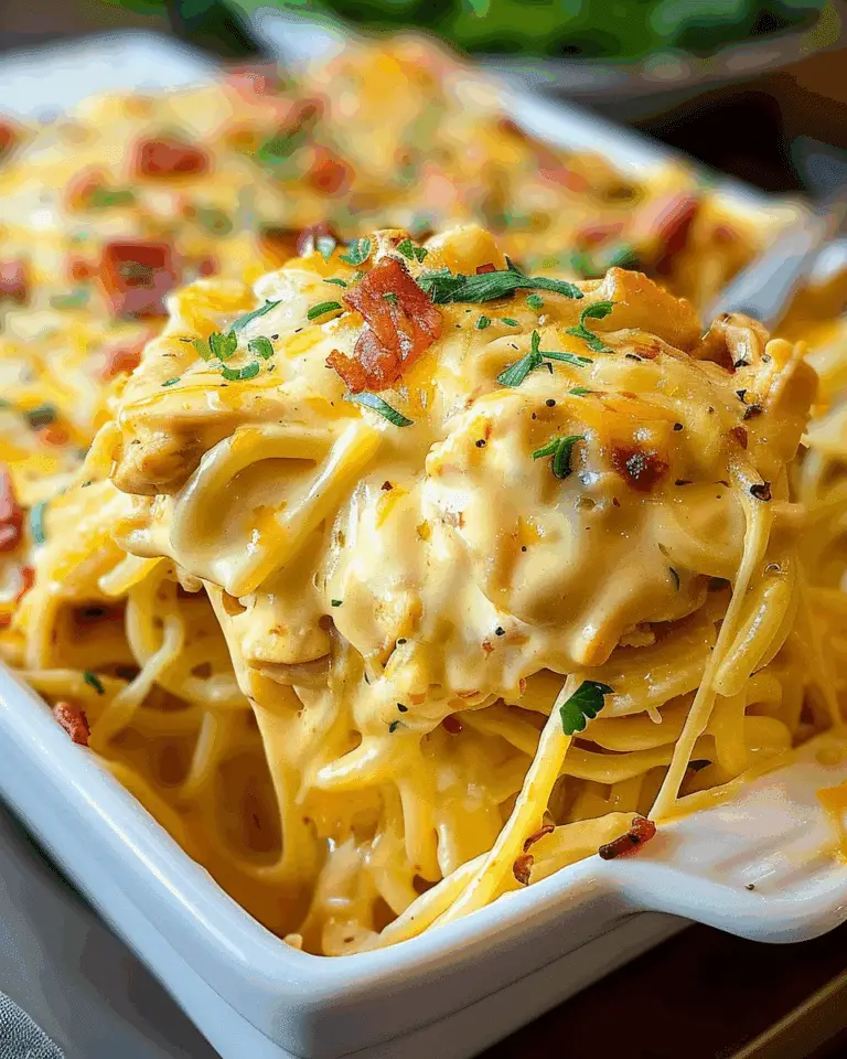 Southern Spicy Chicken Spaghetti Casserole