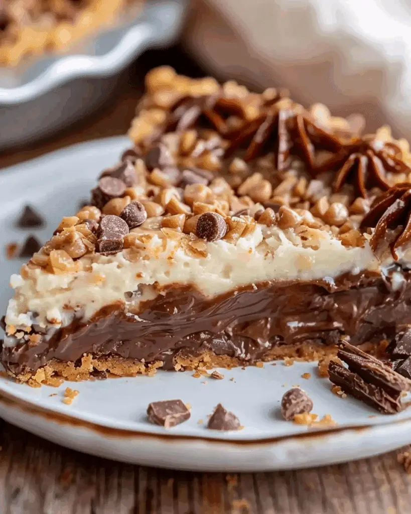 German Chocolate No-Bake Pie